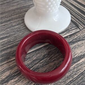 Red Bangle Bracelet